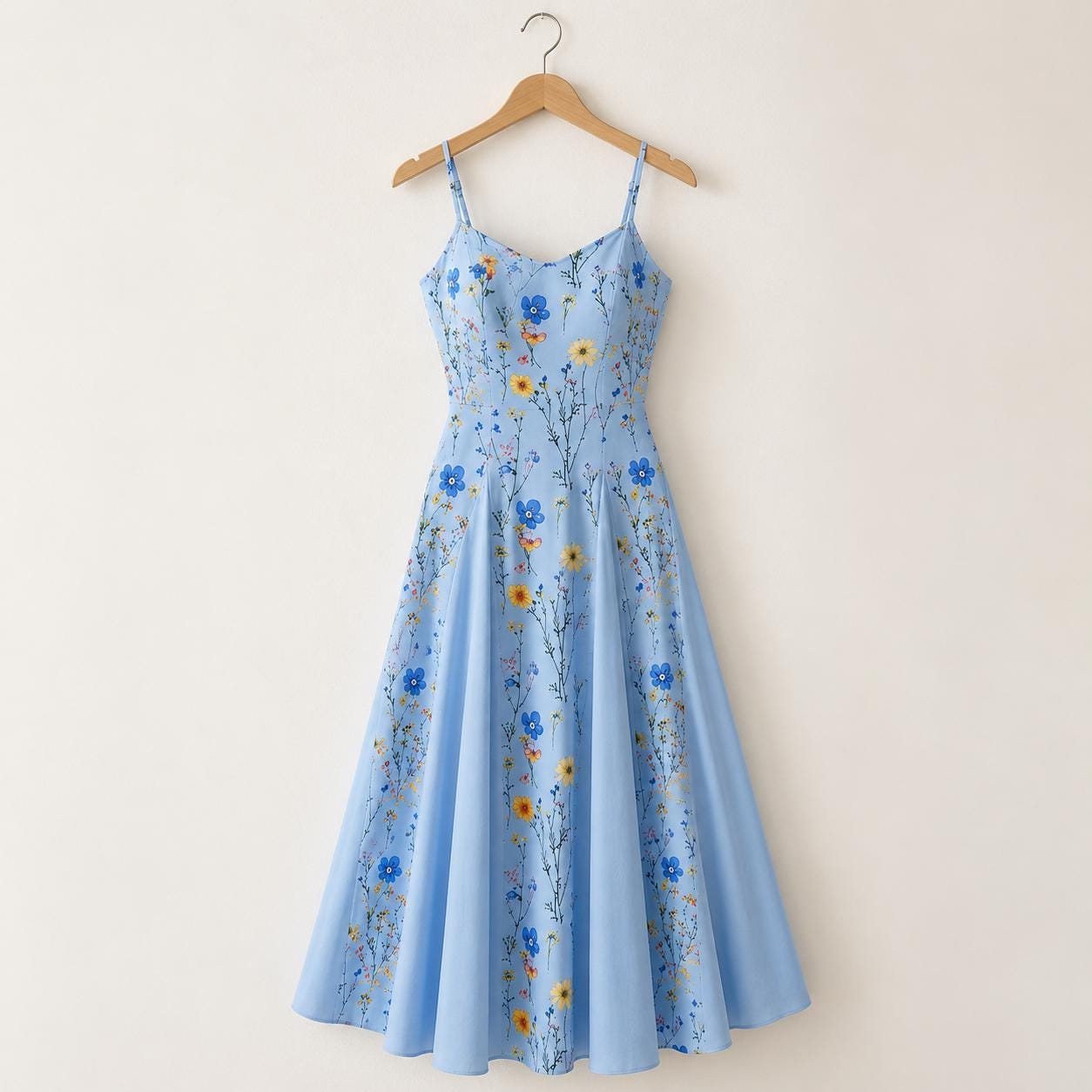 Floral Maxi Dress for Women, Elegant Summer Dress, Cottagecore Garden Dress, Flowy Wedding Guest Dress, Romantic Outfit